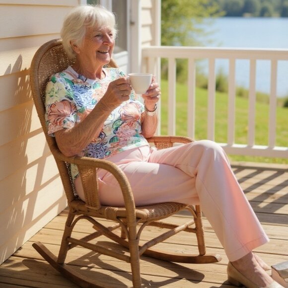 Elegant Blush Pendleton Women's Straight Leg Pants & Top - Picture 13 of 15